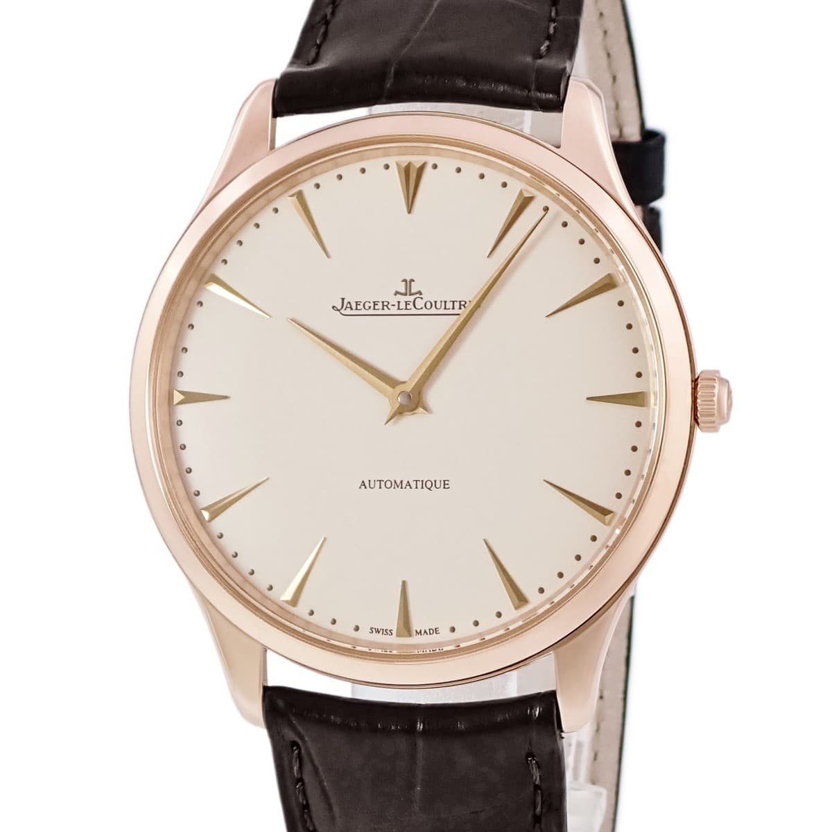JAEGER LECOULTRE Master Ultra Slim 41 Q1332511 170.2.37 18K Pink Gold Soli
