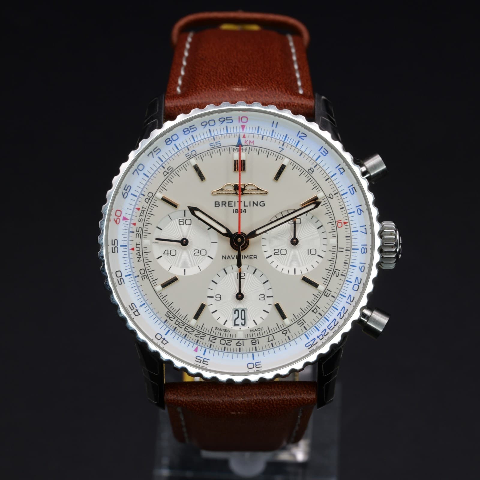 Breitling Navitimer B01 Chronograph AB0139211G1P1 41MM Full Set Warranty