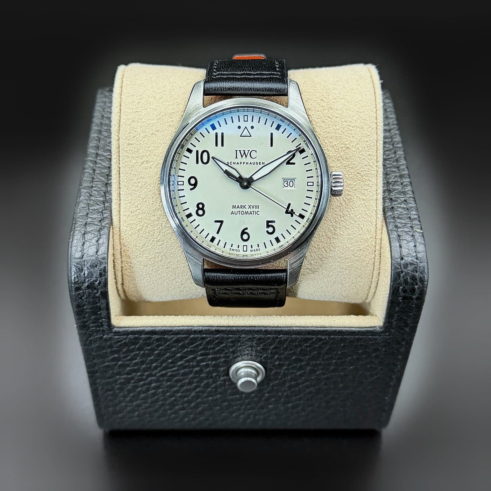 IWC Pilot Mark XVIII White Silver Dial IW327012 40mm Automatic Set IW3270
