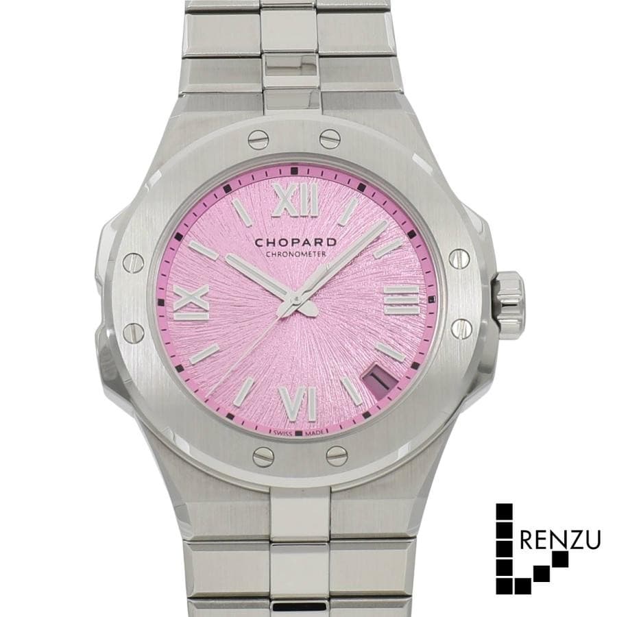 Chopard Alpine Eagle 41 298600-3022 Stainless Steel 41mm Pink Dial Men's #RZW033