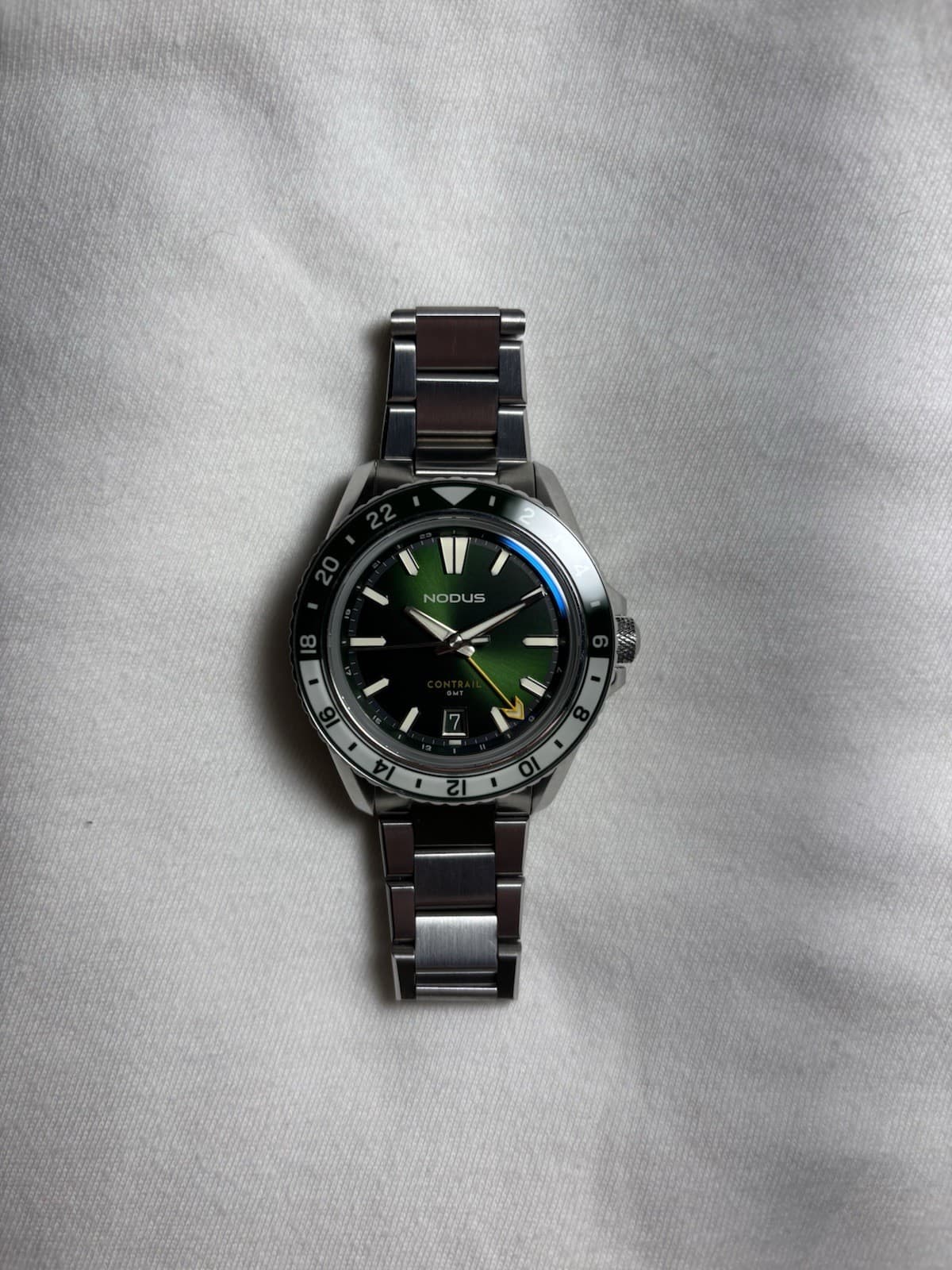 Nodus Contrail GMT Evergreen 40mm Automatic 200m GMT Watch