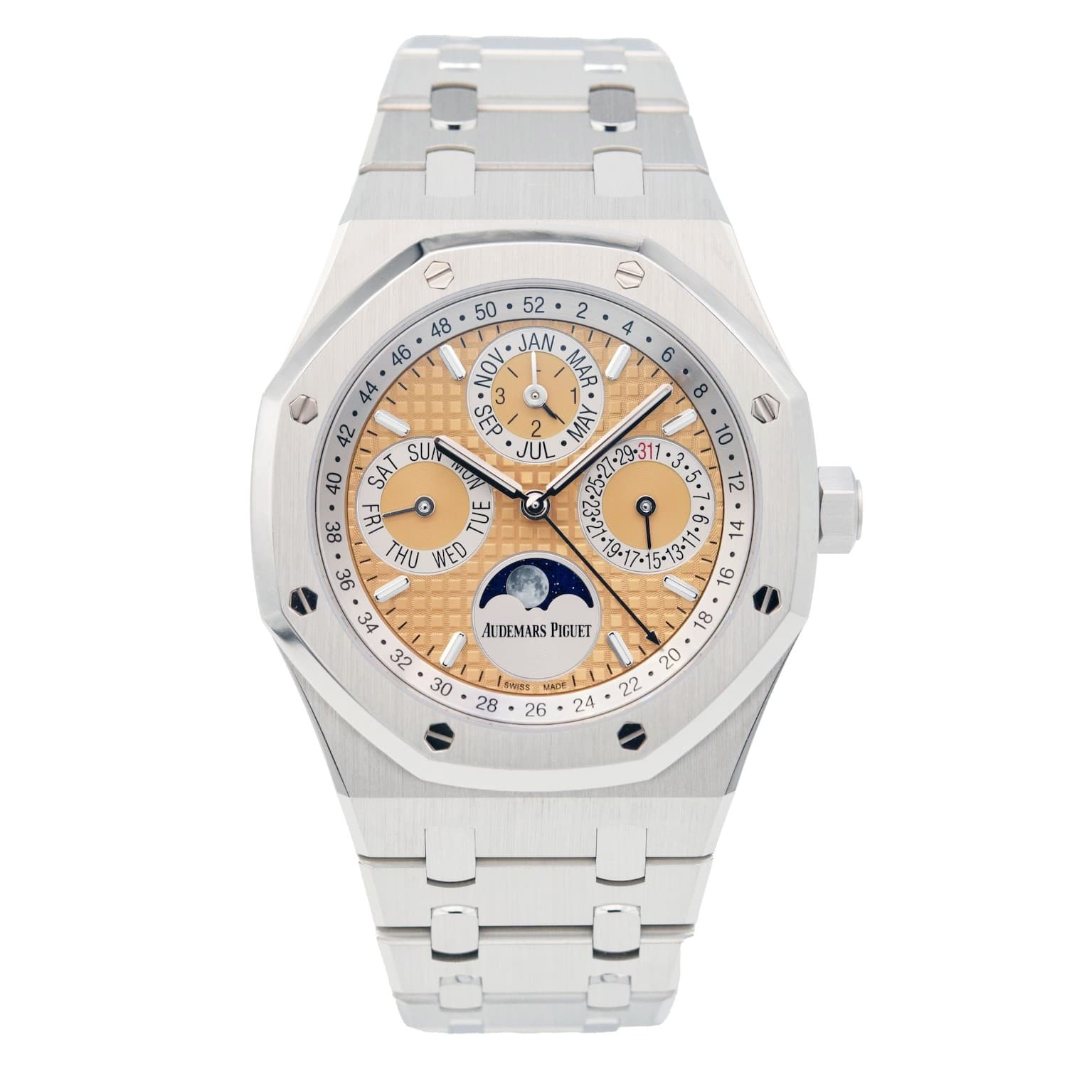 Audemars Piguet Royal Oak 26611PT.OO.1220PT.01 Platinum Salmon Dial Limited 20