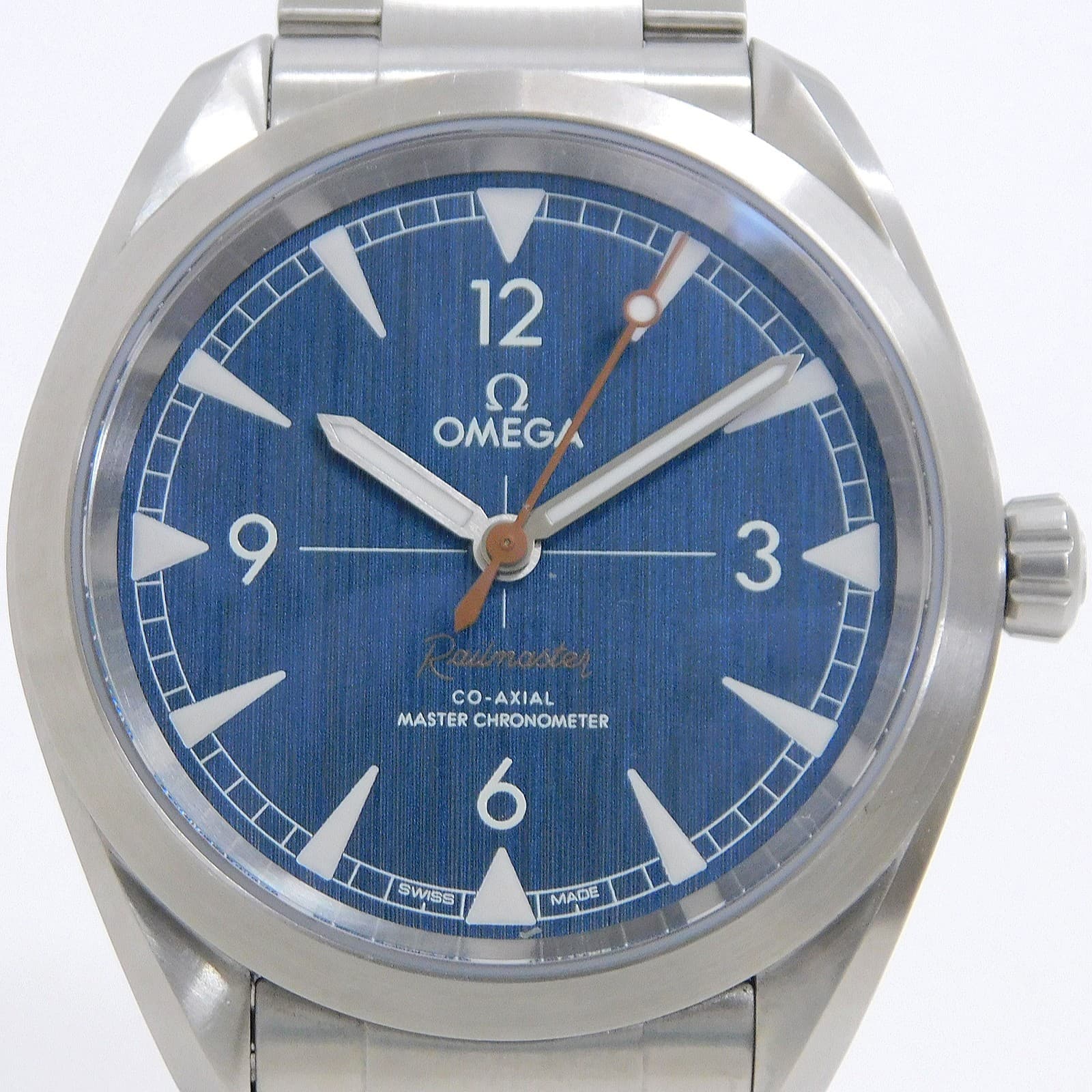 OMEGA Railmaster﻿ 220.10.40.20.03.001 S. Steel Automatic Men's Watch #1496B