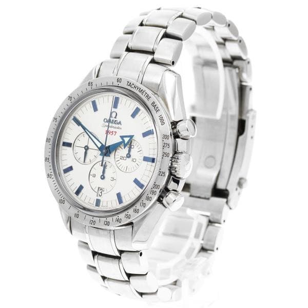OMEGA SPEEDMASTER BROAD ARROW 1957 321.10.42.50.02.001 42mm SS Silver #C22915