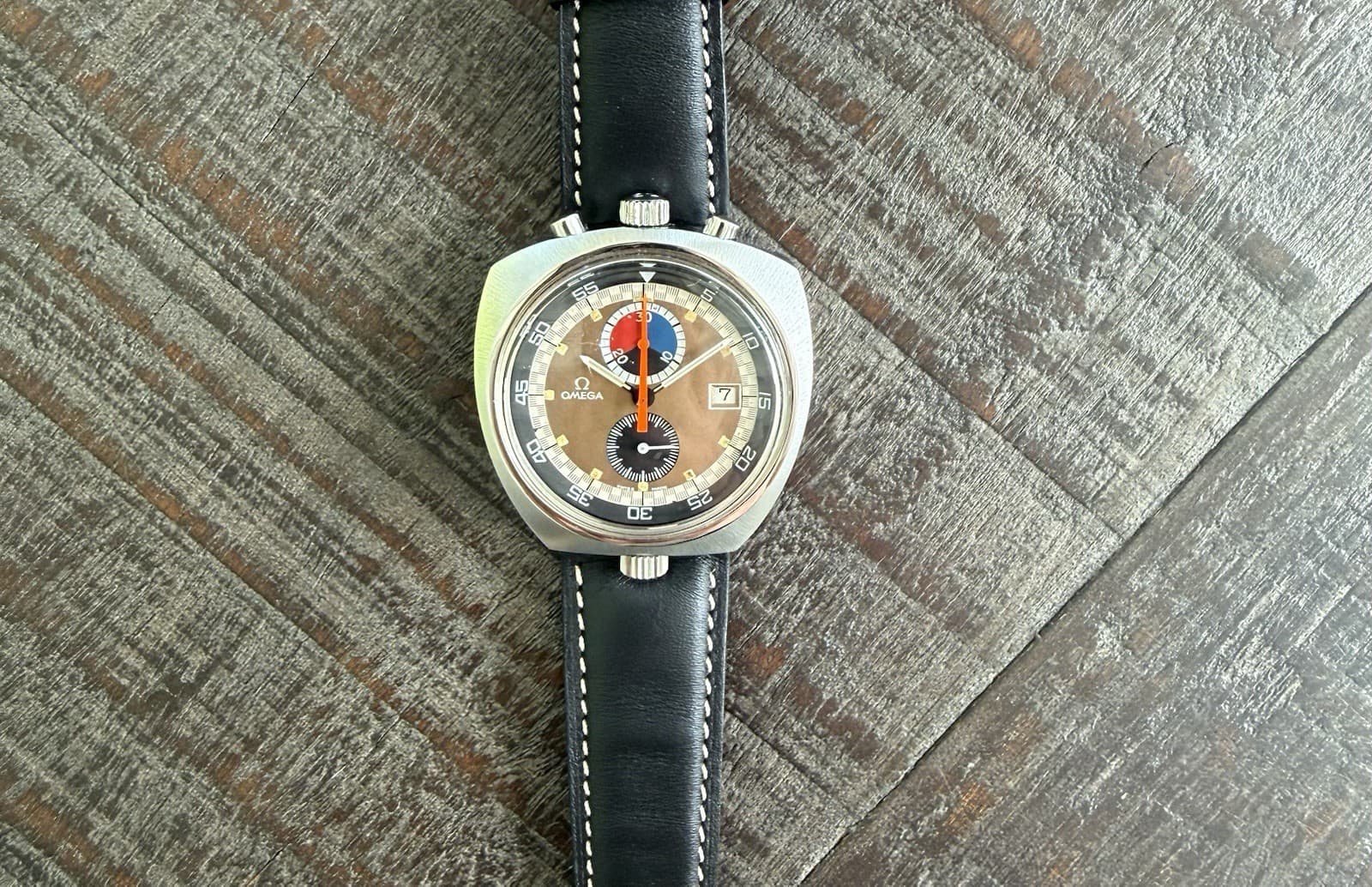 RARE Omega Seamaster “Bullhead” 146.011-69 Chronograph watch, Serviced By Omega