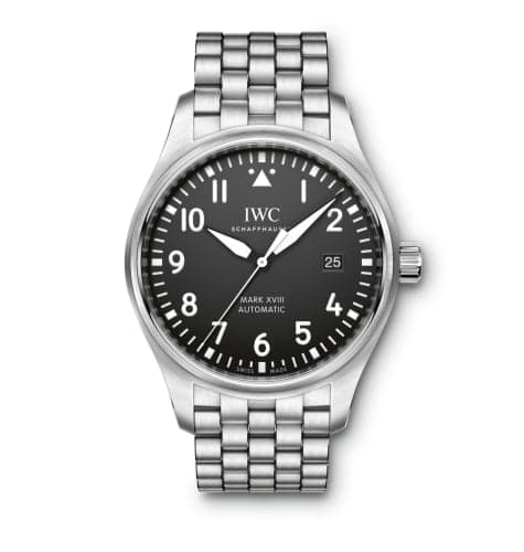 IWC Schaffhausen Pilot's Watch Mark XVIII Stainless Steel / Black / Bracelet