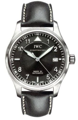 IWC Schaffhausen Pilot's Watch Mark XV Spitfire Stainless Steel / Black / Strap