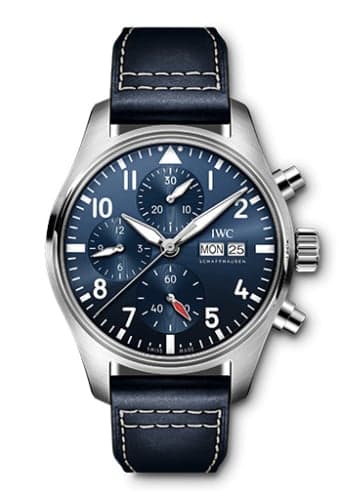 IWC Schaffhausen Pilot's Watch Chronograph 41 Stainless Steel / Blue