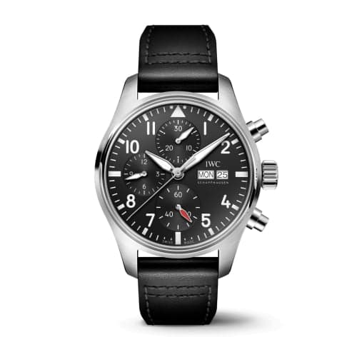 IWC Schaffhausen Pilot's Watch Chronograph 41 Stainless Steel / Black