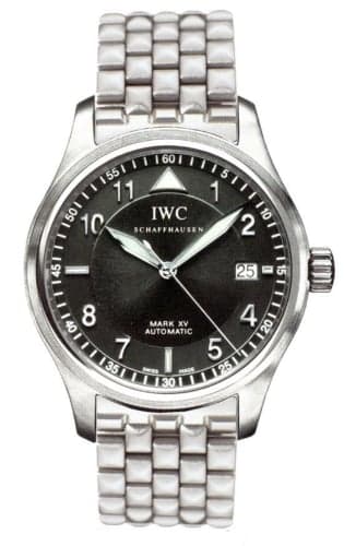 IWC Schaffhausen Pilot's Watch Mark XV Spitfire Stainless Steel / Black / Bracelet