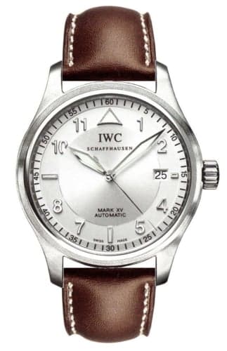 IWC Schaffhausen Pilot's Watch Mark XV Spitfire Stainless Steel / Silver / Strap