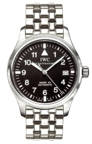 IWC Schaffhausen Pilot's Watch Mark XV Stainless Steel / Black / Bracelet