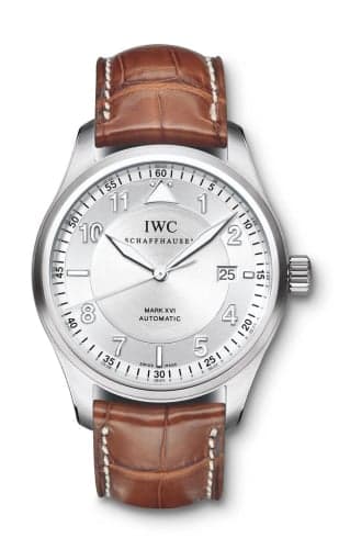 IWC Schaffhausen Pilot's Watch Spitfire Mark XVI Stainless Steel / Silver / Strap