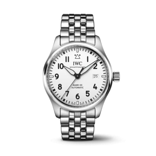IWC Schaffhausen Pilot's Watch Mark XX Stainless Steel / White / Bracelet