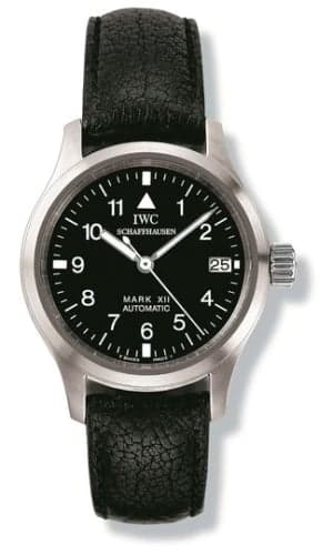 IWC Schaffhausen Lady Pilot's Watch Mark XII Stainless Steel / Black / Strap