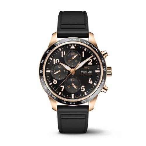IWC Schaffhausen Pilot's Watch Performance Chronograph Red Gold / Black