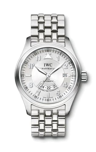 IWC Schaffhausen Pilot's Watch Spitfire UTC Stainless Steel / Silver / Bracelet