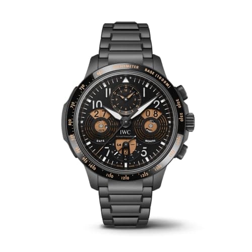 IWC Schaffhausen ilot's Watch Performance Chronograph Perpetual Calendar Digital Date-Month Ceratanium / Black / Bracelet