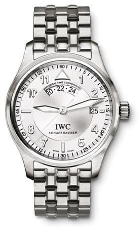 IWC Schaffhausen Pilot's Watch Spitfire UTC Stainless Steel / Silver / Bracelet