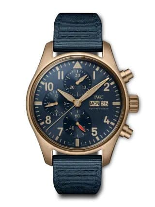 IWC Schaffhausen Pilot's Watch Chronograph 41 Bronze / Blue