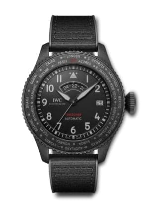 IWC Schaffhausen Pilot’s Watch Timezoner Top Gun Ceratanium