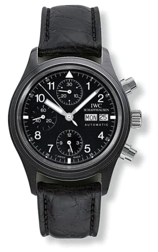 IWC Schaffhausen Pilot's Watch Chronograph Ceramic / English / Strap