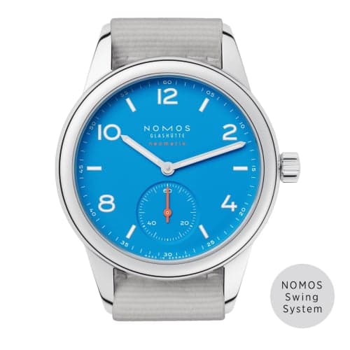 Nomos Glashütte Club Neomatik 37 Siren Blue