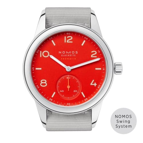 Nomos Glashütte Club Neomatik 37 Signal Red
