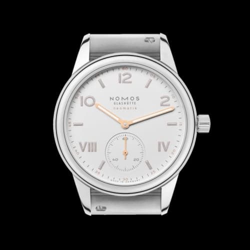 Nomos Glashütte Club Campus Neomatik 37 Silver / Bracelet / See-Through
