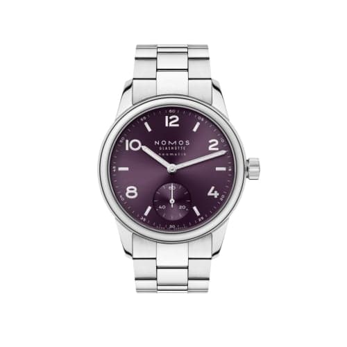 Nomos Glashütte Club Sport Neomatik 34 Purple / Open Case Back