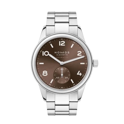 Nomos Glashütte Club Sport Neomatik 39 Indian Summer - Tabac / Open Case Back