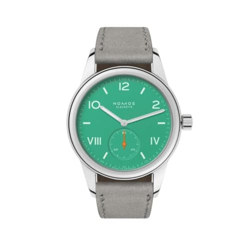 Nomos Glashütte Club Campus 36 Electric Green / Open Case Back