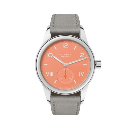 Nomos Glashütte Club Campus 36 Cream Coral / Open Case Backl