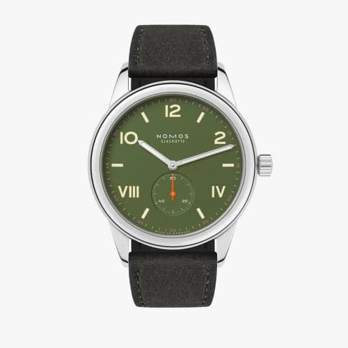 Nomos Glashütte Club Campus 38 All Olive / Open Case Back