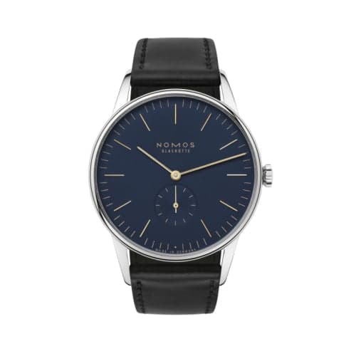 Nomos Glashütte Orion 38 Midnight Blue / Closed Case Back