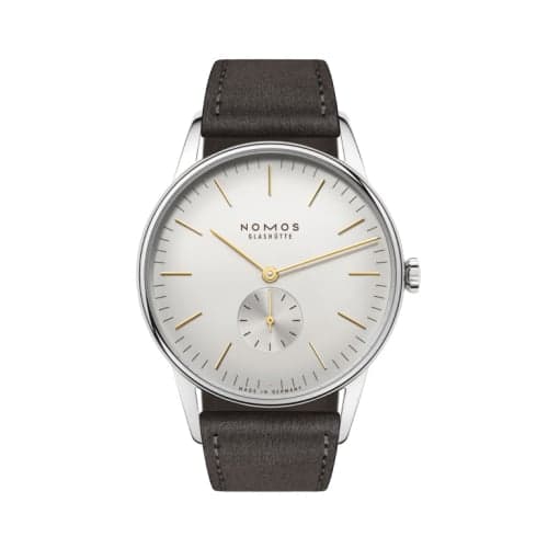 Nomos Glashütte Orion 38 Silver / Closed Case Back