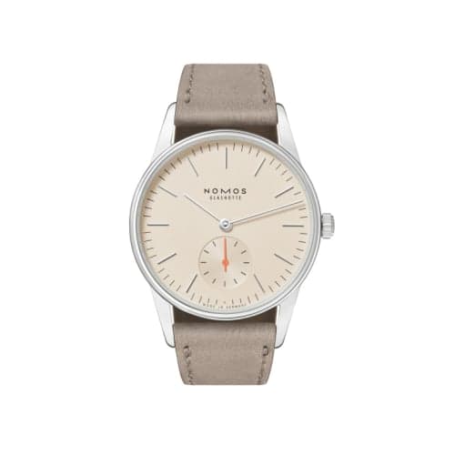 Nomos Glashütte Orion 33 Champagne / Open Case Back