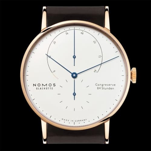 Nomos Glashütte Lambda Roségold Blue Hands