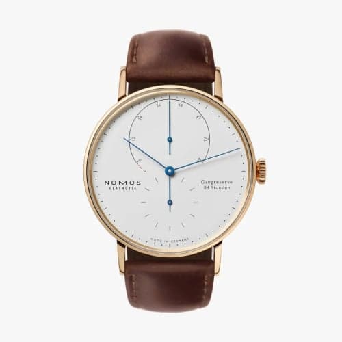 Nomos Glashütte Lambda 39 Roségold Blue Hands