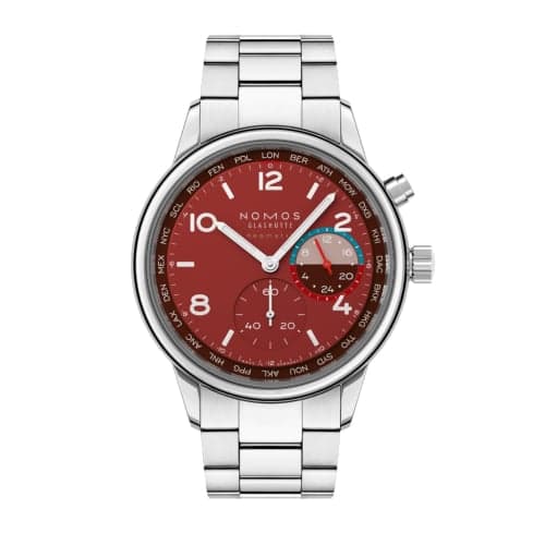 Nomos Glashütte Club Sport Neomatik Worldtimer Magma