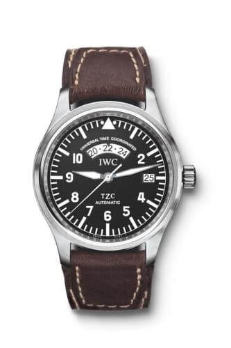 IWC Schaffhausen Pilot's Watch UTC Stainless Steel / Black / Strap