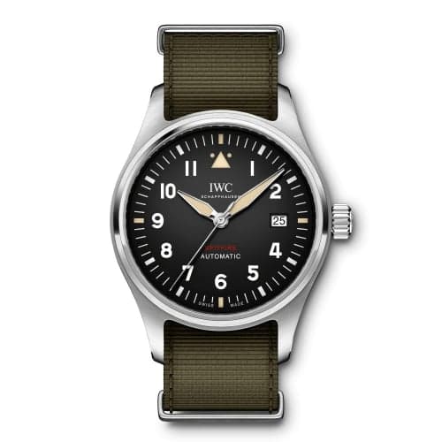 IWC Schaffhausen Pilot's Watch Automatic Spitfire Stainless Steel / Black / NATO