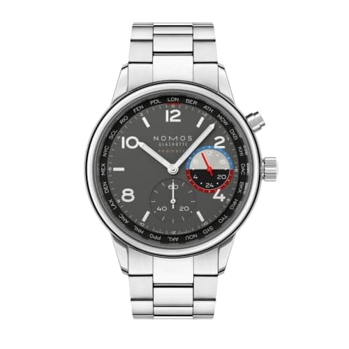 Nomos Glashütte Club Sport Neomatik Worldtimer Volcano