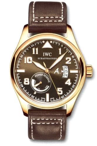 IWC Schaffhausen Pilot's Watch Antoine De Saint Exupery Power Reserve Rose Gold