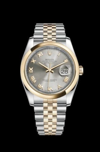 Rolex Datejust 36 Rolesor Yellow Domed / Jubilee / Steel Roman