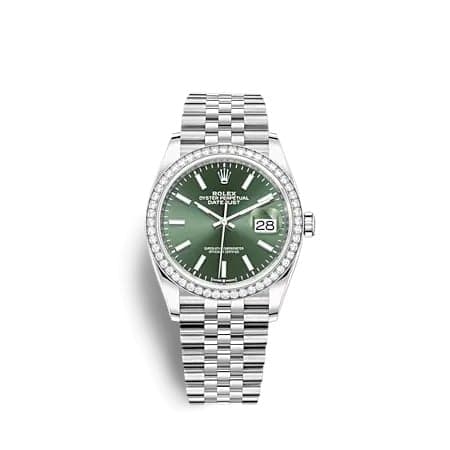 Rolex Datejust 36 Stainless Steel - Diamond / Green / Jubilee