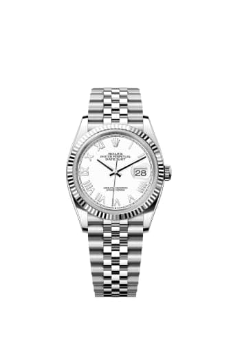 Rolex Datejust 36 Stainless Steel - Fluted / White Roman / Jubilee