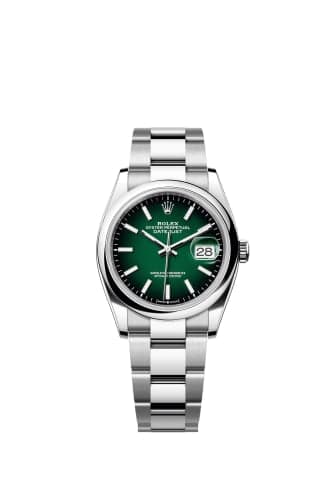Rolex Datejust 36 Stainless Steel - Domed / Green Ombré / Oyster
