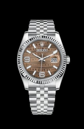 Rolex Datejust 36 Stainless Steel Fluted / Jubilee / Bronze Wave
