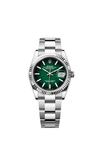 Rolex Datejust 36 Stainless Steel - Fluted / Green Ombré / Oyster